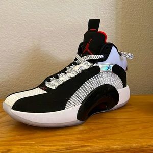 Nike Air Jordan 35 XXXV PF DNA Black/Chili Red-White Mens Size 10 US